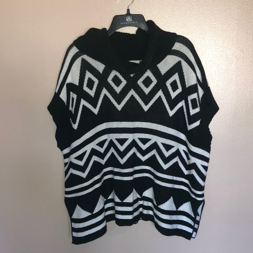 Sweater poncho
